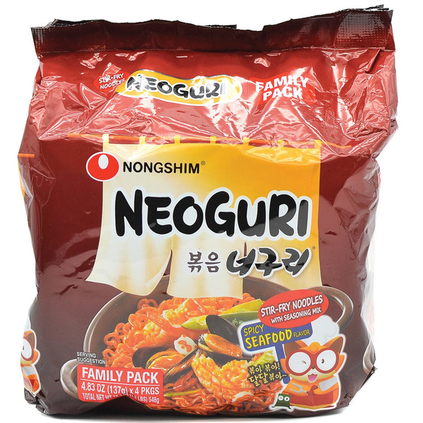 Nongshim Neoguri Stir-fry Noodles With Seasoning Mix