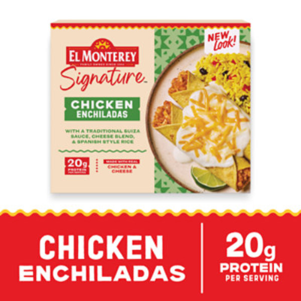 El Monterey Signature Frozen Entrée Chicken Enchiladas
