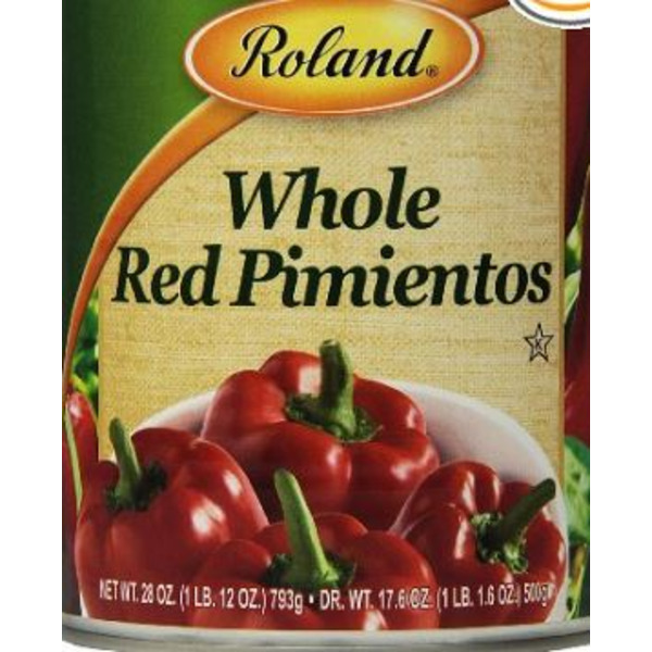 Roland - Whole Red Pimentos - 27 oz Can