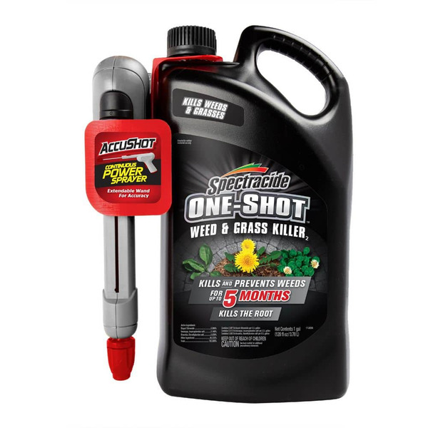 Spectracide 1 Gal. One Shot Weed And Grass Killer Ready-to-use Accushot Sprayer