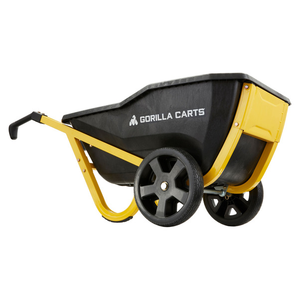 Gorilla Carts Evolution Yard Cart 7-cu ft Poly Yard Cart