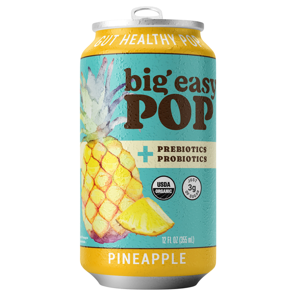 Big Easy Pop Pineapple Sparkling Drink Same-Day Delivery or Pickup