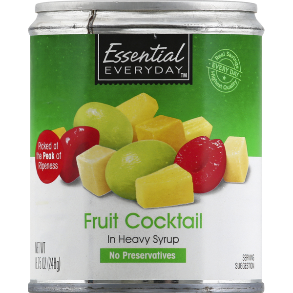 Essential Everyday Fruit Cocktail, In Heavy Syrup (8.75 oz) Instacart