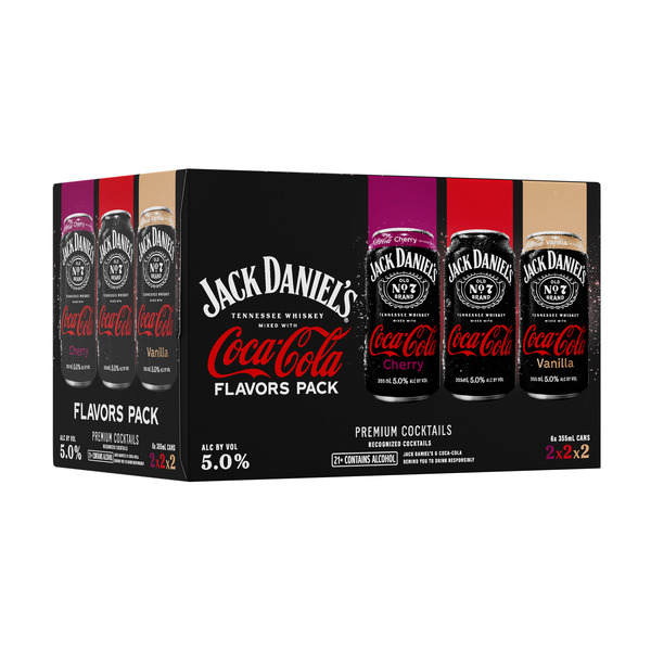 Jack Daniel's Canned Cocktails Variety Pack Same-Day Delivery