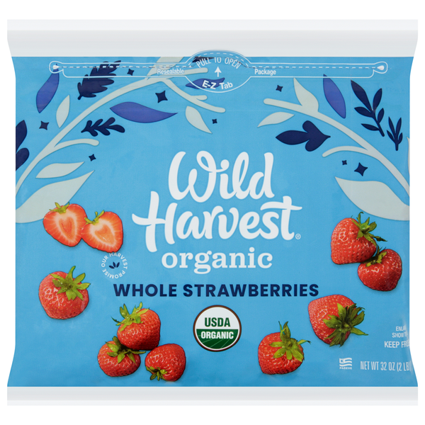 Wild Harvest Organic Whole Strawberries (Frozen) Same-Day Delivery