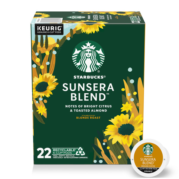 Starbucks Sunsera Blend Blonde Roast Recyclable K-Cup Pods