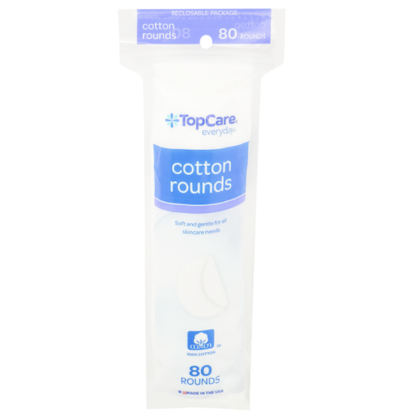 Cotton Rounds 80 TopCare Cotton Rounds Same-Day Delivery or Pickup | Kent's Market