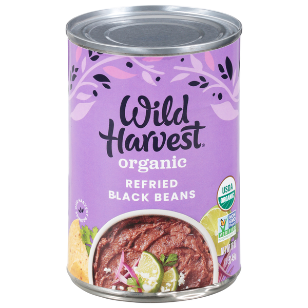Wild Harvest Black Beans, Organic, Refried Same-Day Delivery or