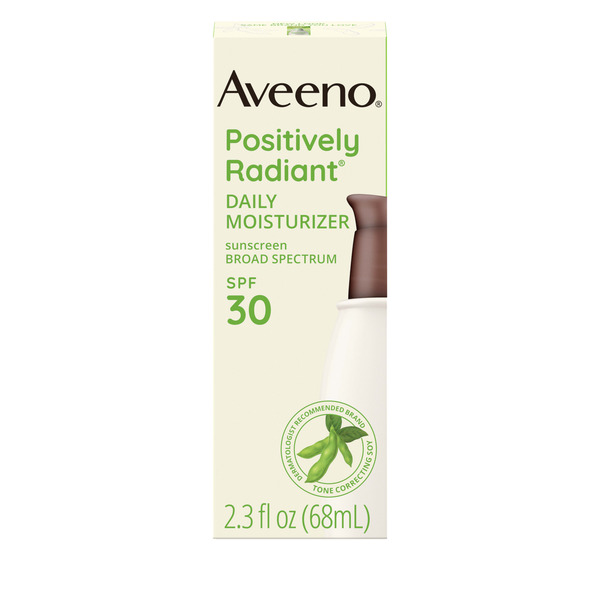 Aveeno Positively Radiant Daily Face Moisturizer with SPF 30, 2.3 fl. oz - 2.3 fl oz