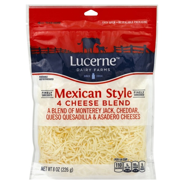 Lucerne Dairy Farms Mexican Style 4 Cheese Blend from Safeway Instacart