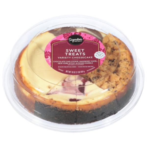 Signature Select Cheesecake Variety Pack Sweet Treat 6 Inch 16 Ounce - 16 OZ