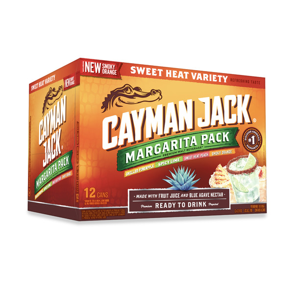 Cayman Jack Sweet Heat Margarita Varity Pack, 12 Pack, 12 fl oz