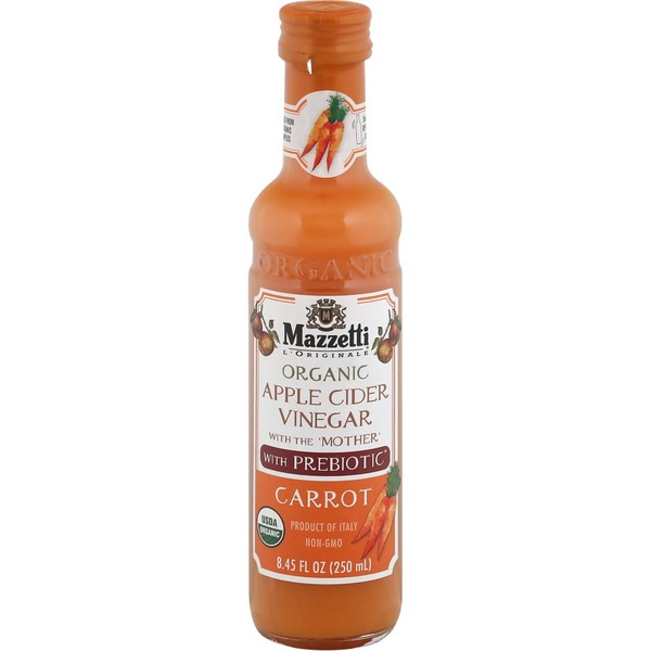Mazzetti Apple Cider Vinegar, With Mother, Prebiotic, Carrot, Organic