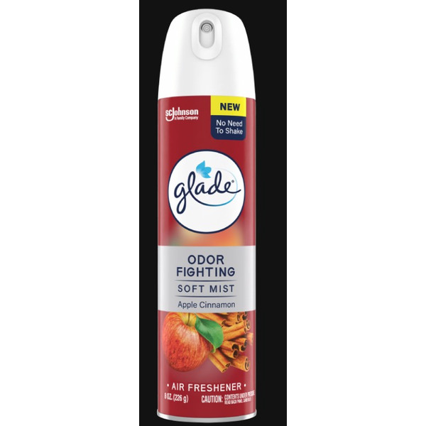 Glade Odor Fighting Soft Mist Apple Cinnamon 8z