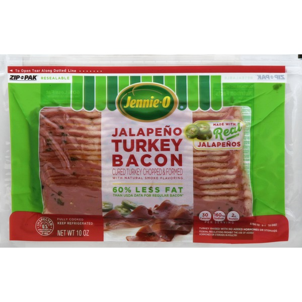 JennieO Turkey Bacon, Jalapeno (10 oz) Instacart
