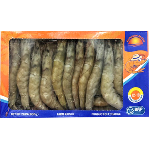 Camaron Beach Premium Frozen White Shrimp