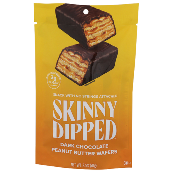 Skinnydipped Dark Chocolate Peanut Butter Wafers