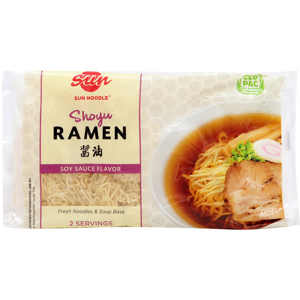 Sun Noodle Shoyu Ramen, Fresh Ramen Noodles with Soy Sauce Soup Base
