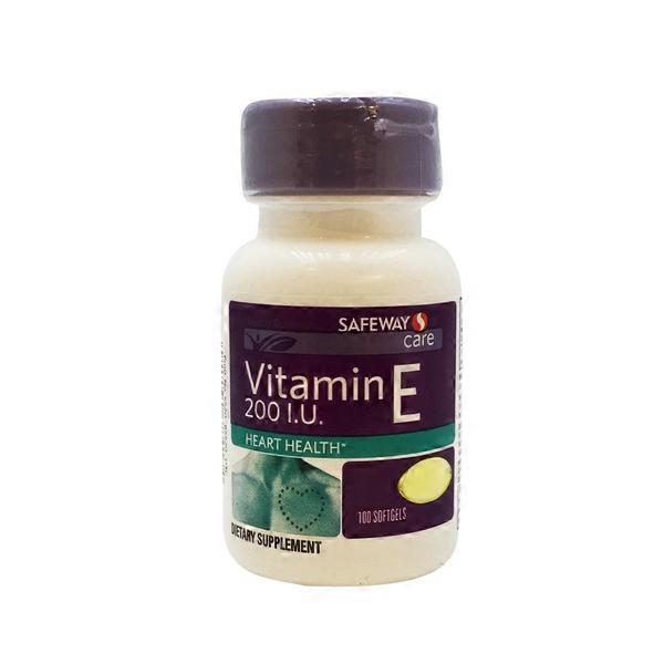 Signature Care Vitamin E 200 I.u. Dietary Supplement (100 ct) Instacart