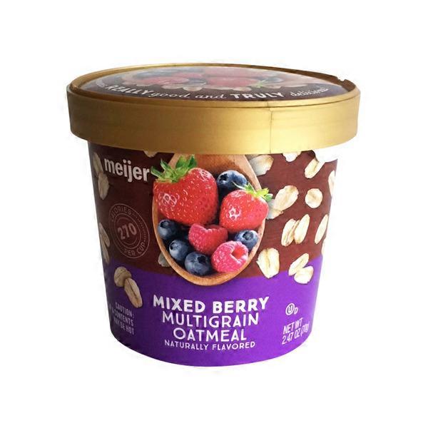 Meijer Mixed Berry Multigrain Oatmeal (2.47 oz) Instacart