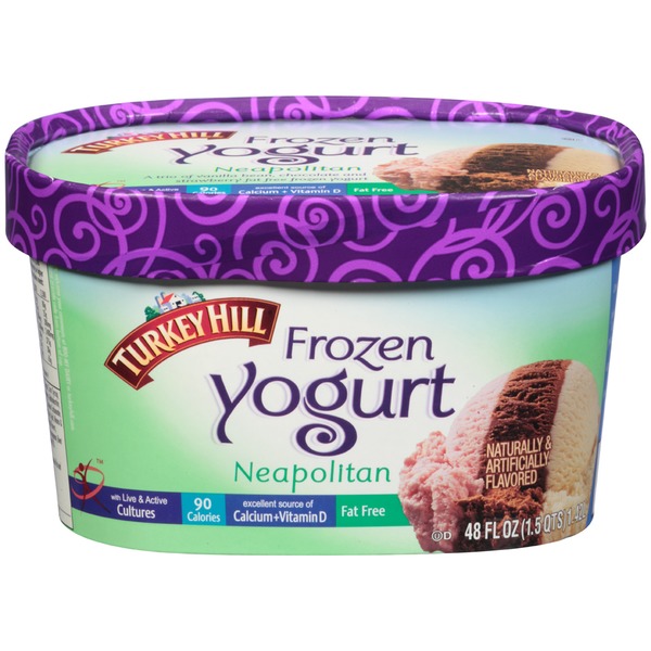 Turkey Hill Neapolitan Frozen Yogurt (48 fl oz) Instacart