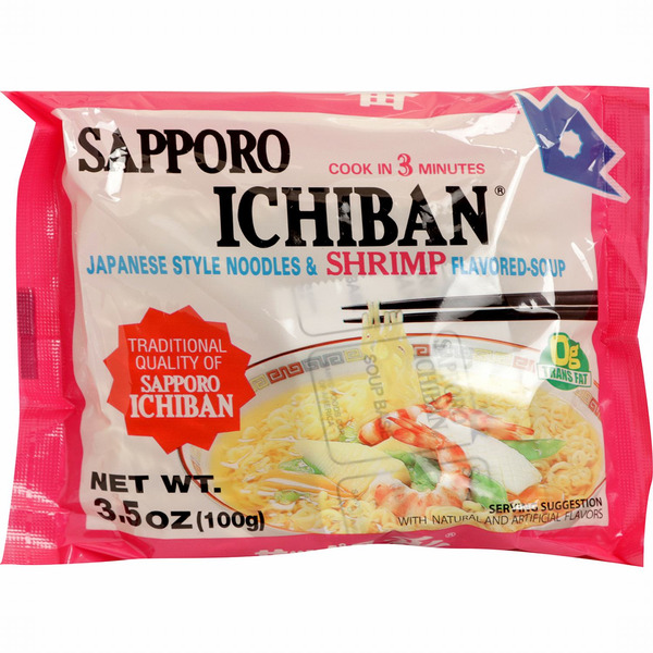 Sapporo Japanese Style Noodles & Shrimp Flavored-Soup