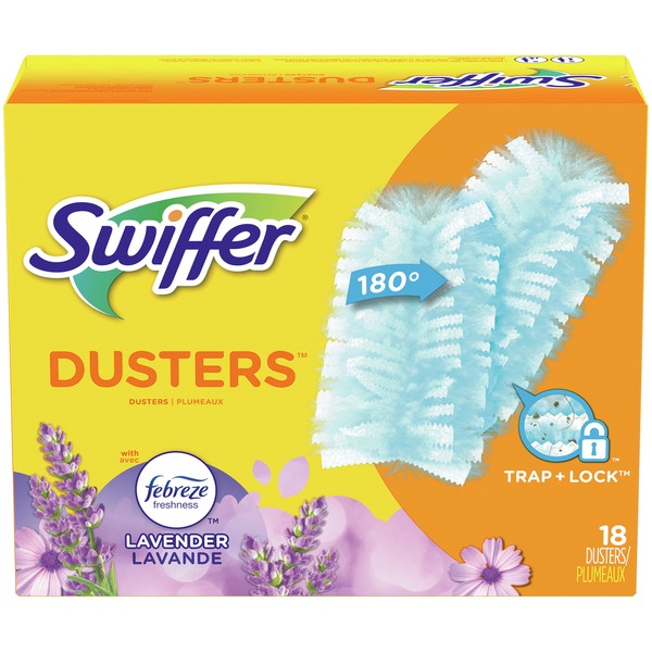 Swiffer 180 Duster Multi-surface Refills With Febreze Lavender Vanilla And Comfort Scent (18-count)