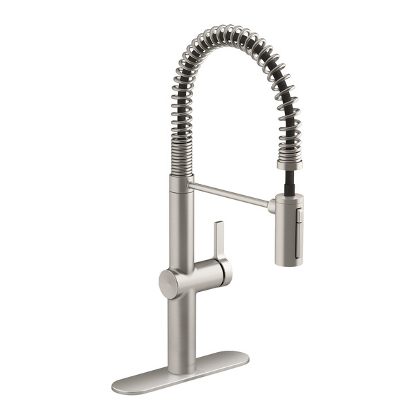 Kohler Haku Semi-professional Kitchen Sink Faucet, Stainless Steel