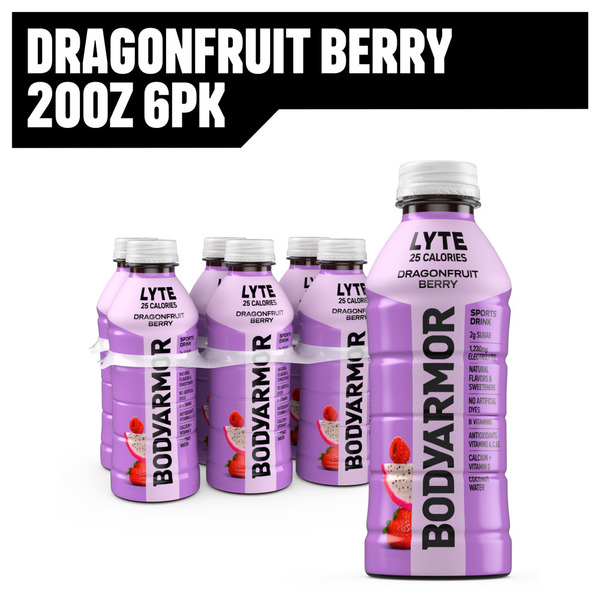 BODYARMOR Lyte Dragonfruit Berry Sports Drink Bottles