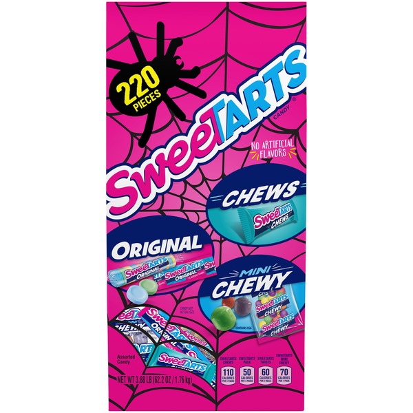 Sweet Tarts Mini Chewy/Chews/Original SWEETARTS Candy Variety Pack (62.