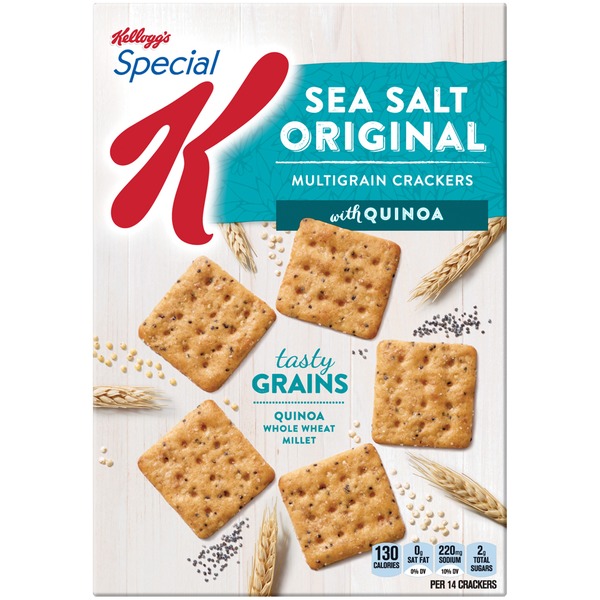 Kellogg's Special K Sea Salt Original with Quinoa Multigrain Crackers