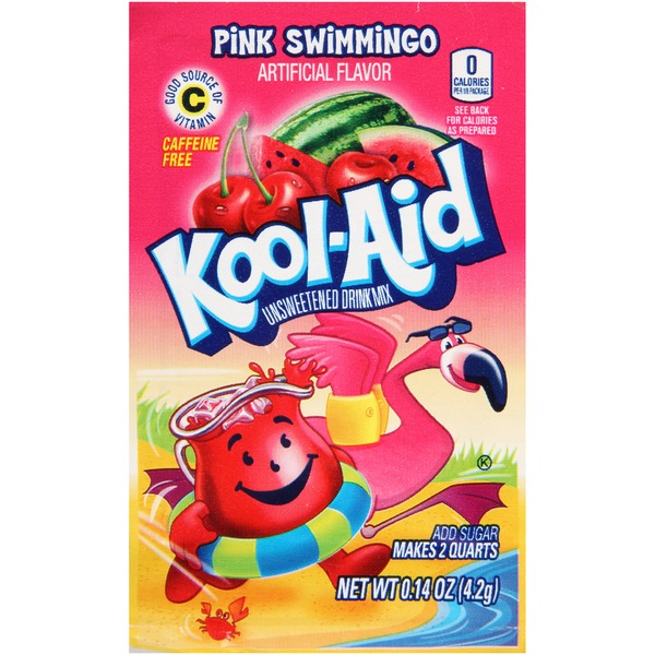 Koolaid Pink Swimmingo Unsweetened Drink Mix (0.14 oz) Instacart