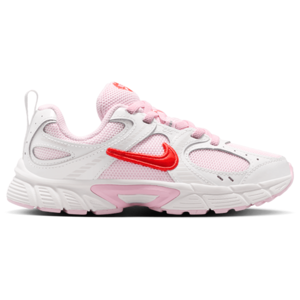 Nike Little Kids' V5 RNR Stretch Lace Casual Shoes, Size 13 - Summit White/Pink Foam/Playful Pink/Light Crimson