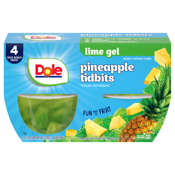 Dole Pineapple Tidbits, Lime Gel Same-Day Delivery or Pickup