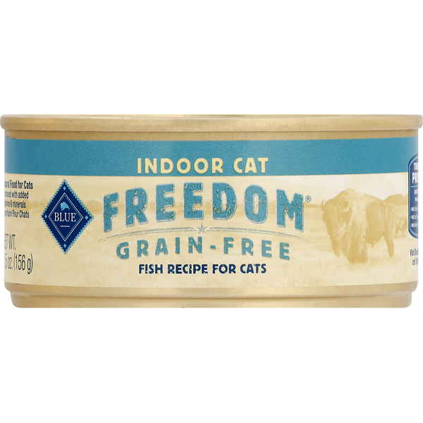 Blue Food for Cats, GrainFree, Indoor, Fish Recipe (5.5 oz) Instacart