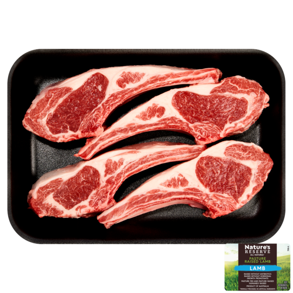 Split Rib Austral Austral American Rib Lamb Chop Same-Day Delivery | Fairway
