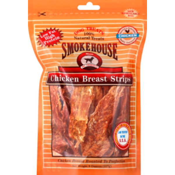 Smokehouse Dog Treats, Chicken Breast Strips