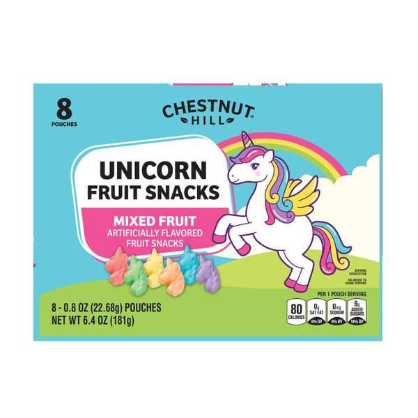 CHESTNUT HILL Mixed Fruit Unicorn Fruit Snacks