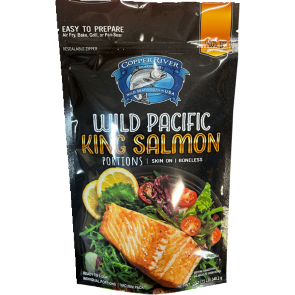 Copper River Wild Pacific King Salmon Portions