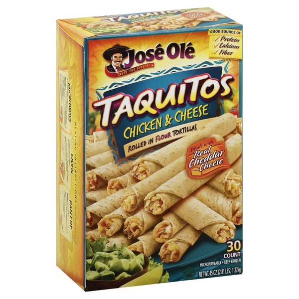 Jose Ole Taquitos, Chicken & Cheese, Box (30 ct) Instacart