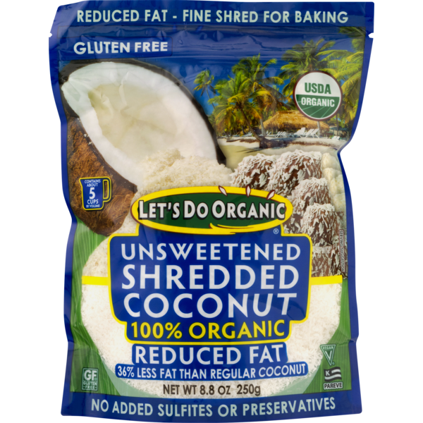 Unsweetened Shredded Coconut Nutrition