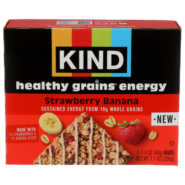 Kind Strawberry Banana Healthy Grains Energy Bars 5 Pack