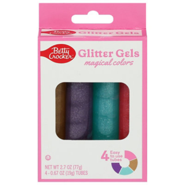 Betty Crocker Glitter Gels, Magical Colors