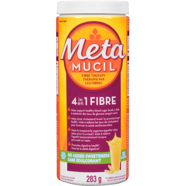 Metamucil Smooth Texture Fiber Supplement Powder, Original Same-Day ...