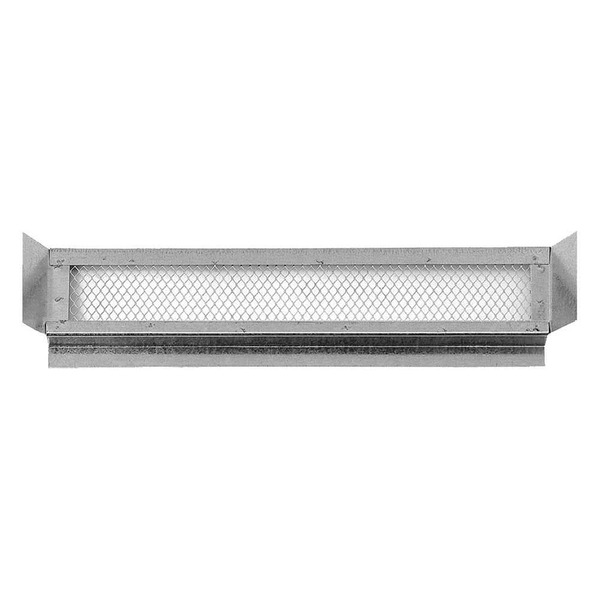 Gibraltar Building Products 1.75-in x 24.5-in Silver Galvanized steel Soffit Vent