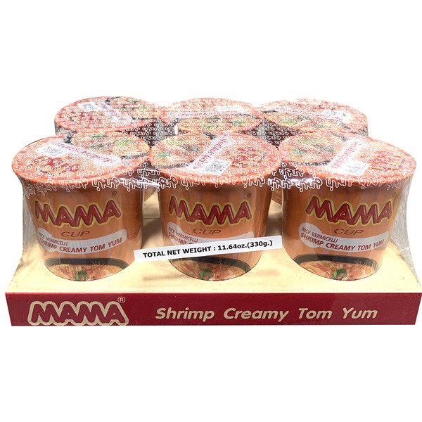 Mama Instant Shrimp Creamy Tom Yum Rice Vermicelli Cup