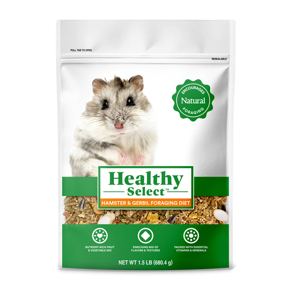 Healthy Select Hamster & Gerbil Foraging Diet for Small Animals