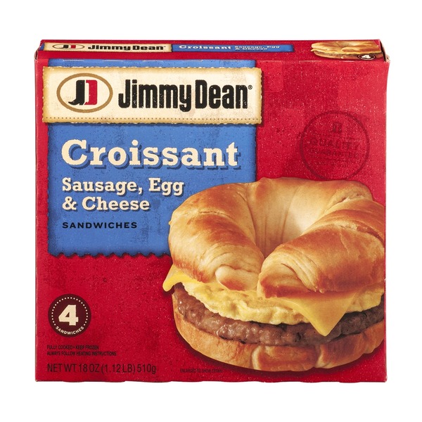 Jimmy Dean Croissant Sandwiches Sausage, Egg & Cheese from Harris Teeter Instacart