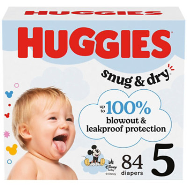 Huggies Disney Baby Size 5 Diapers (27+ lbs (12+ kg))