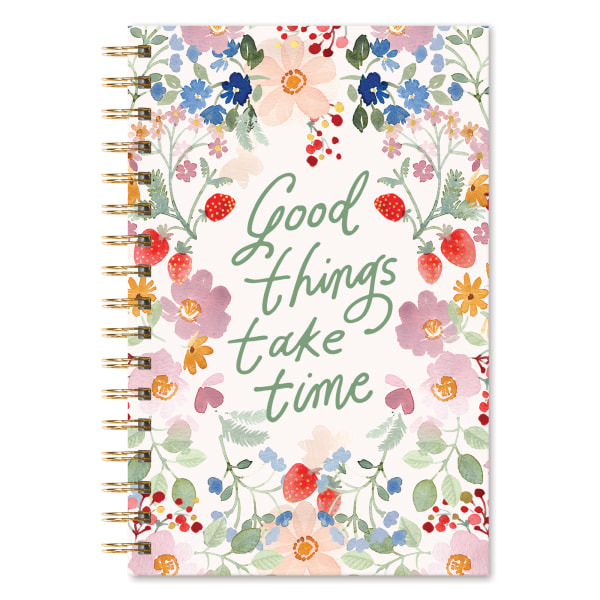 Studio Oh! Medium Spiral Notebook, 8-1/2 x 5-5/8 in, College Ruled, 160 Pages – Good Things